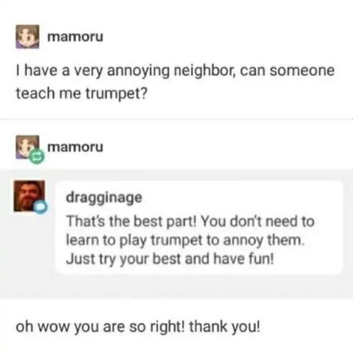 Annoying neighbor