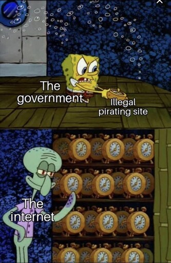 Shutting down a piracy site
